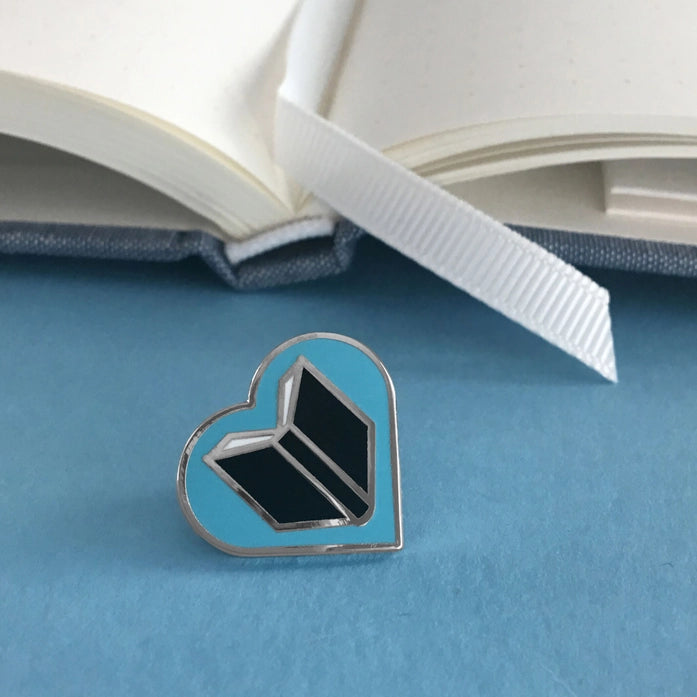 Book Lover Enamel Pin