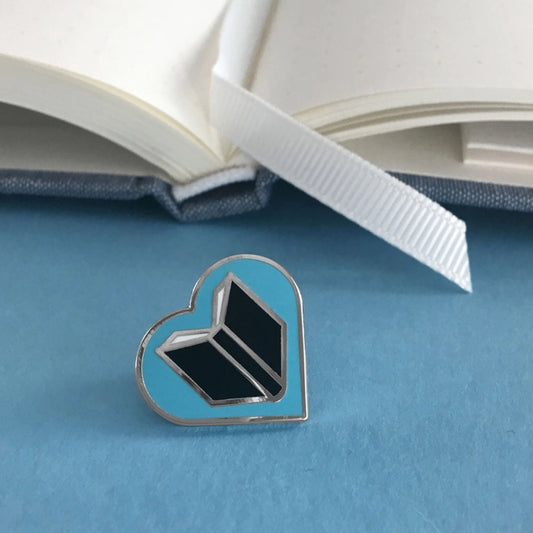 Book Lover Enamel Pin
