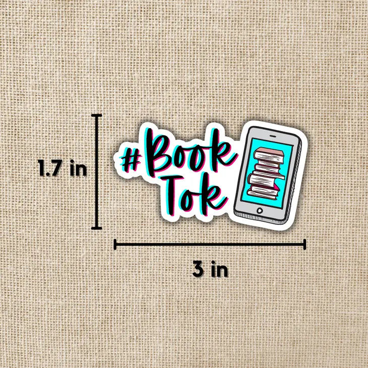BookTok Vinyl Sticker