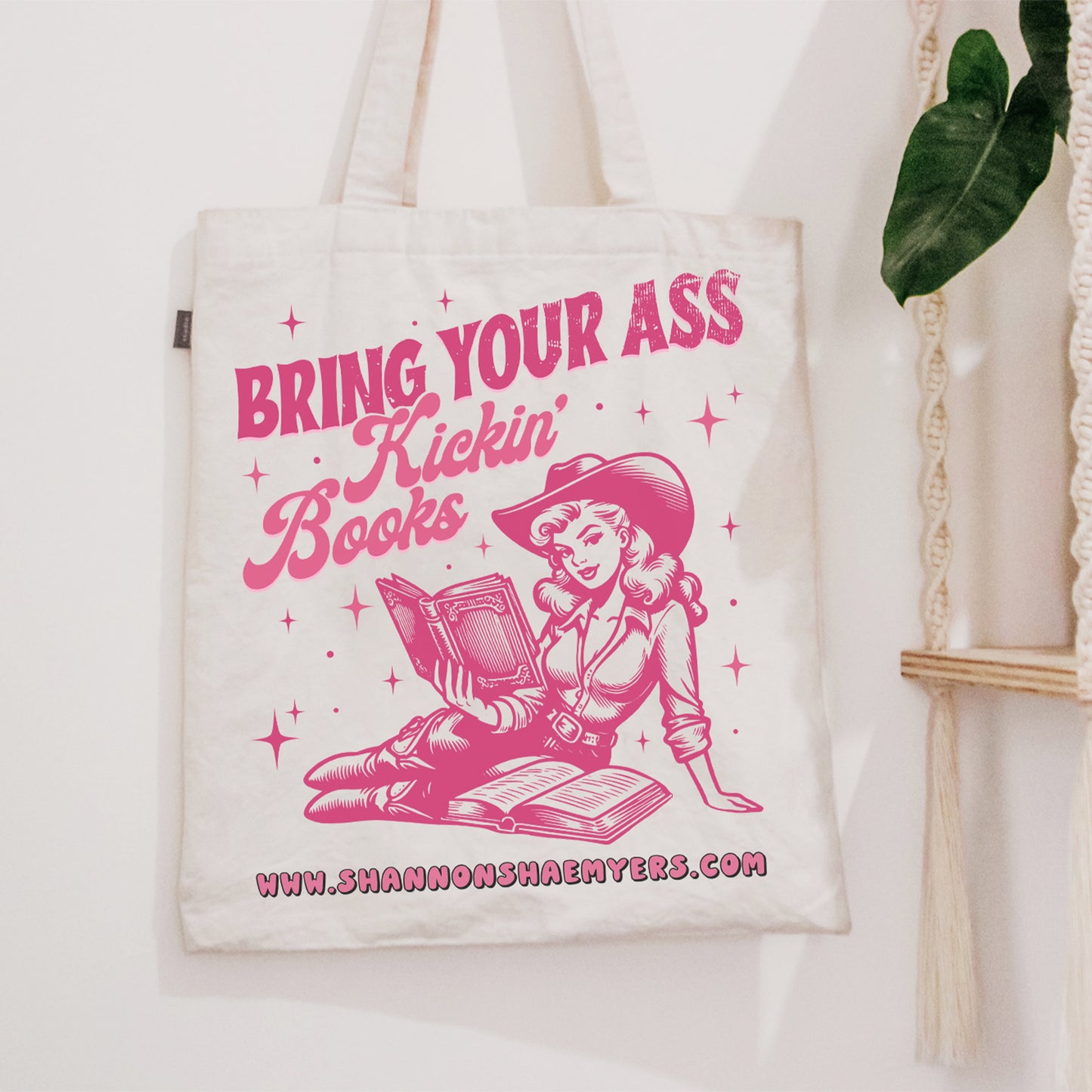 Ass-Kickin' Books Canvas Bag