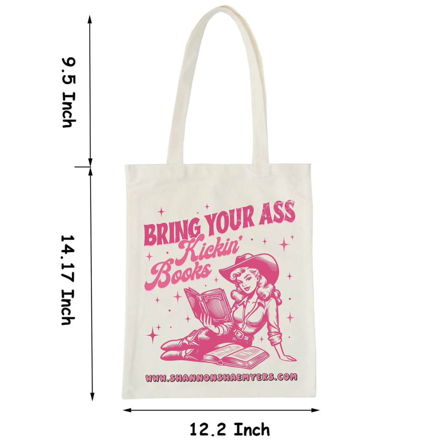 Ass-Kickin' Books Canvas Bag