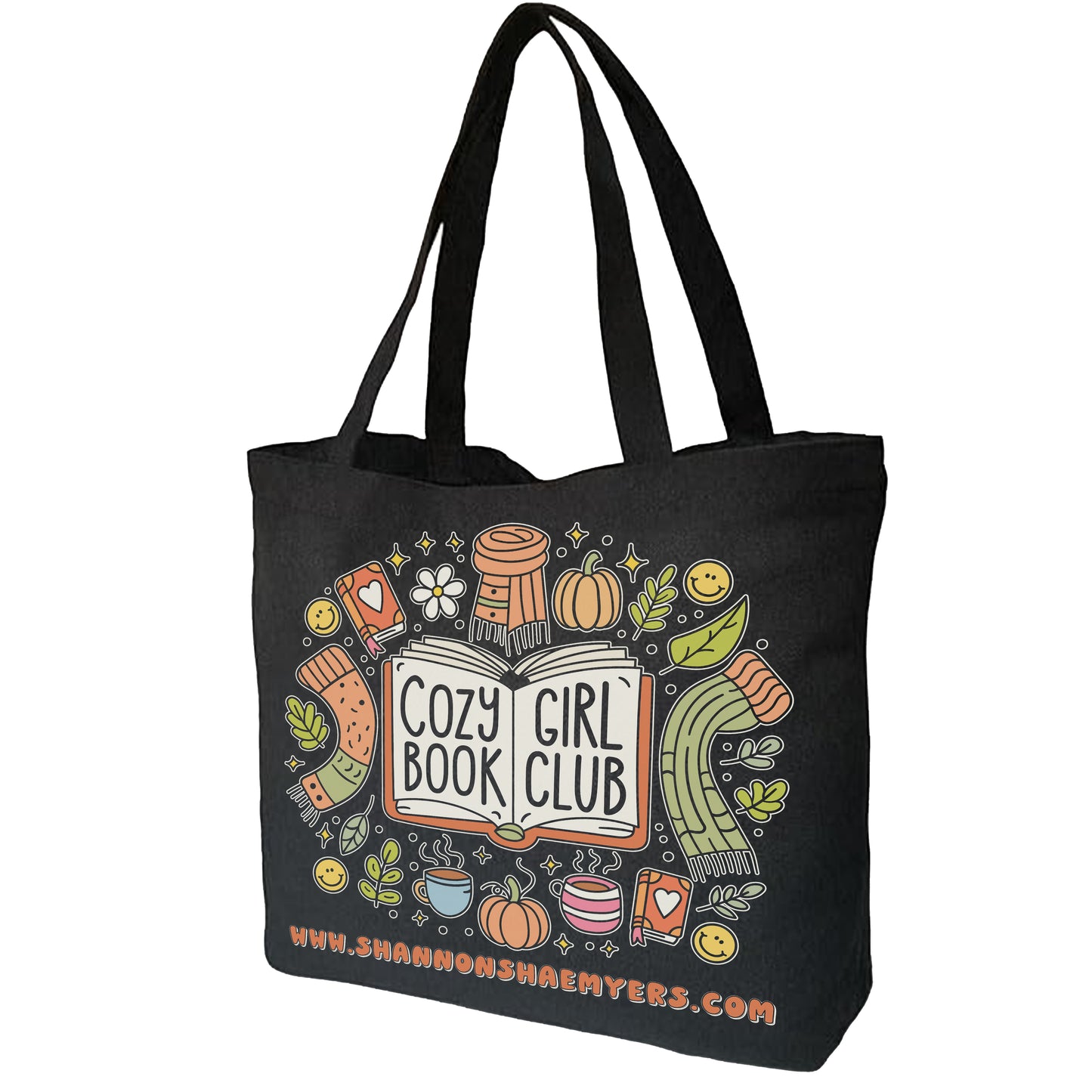 Cozy Girl Book Club Tote Bag