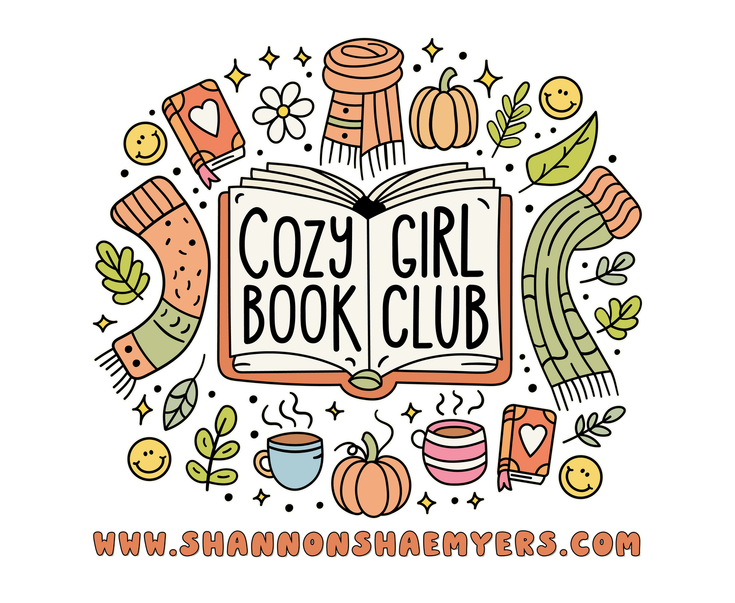 Cozy Girl Book Club Tote Bag