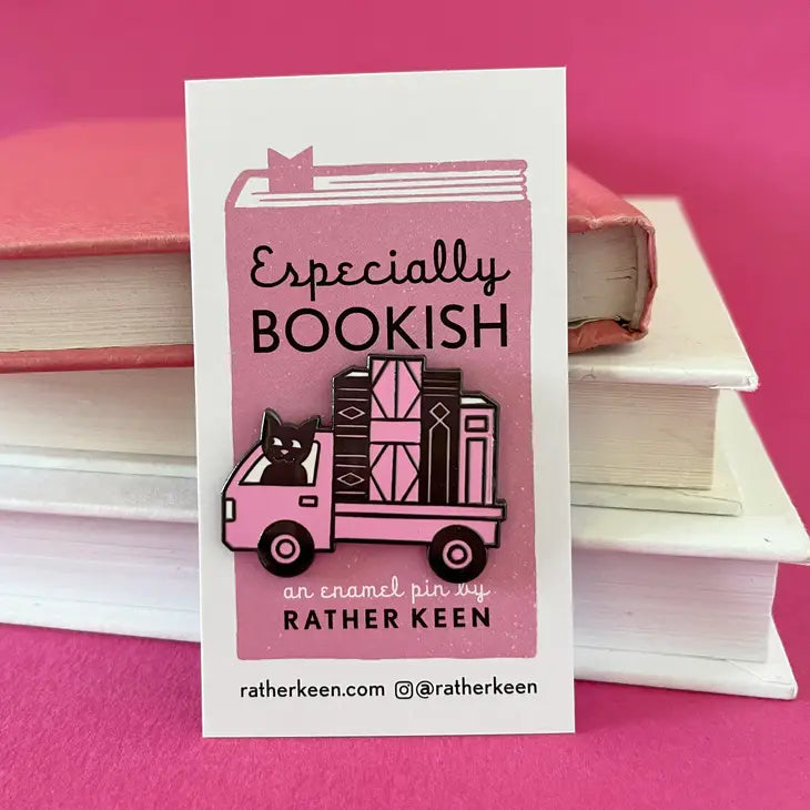 Book Truck Lapel Pin