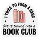 Book Club Gang Clear Vinyl Sticker