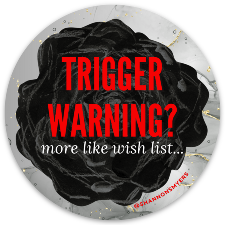 Trigger Warning/Wish List Vinyl Sticker