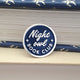 Night Owl Book Club Enamel Pin