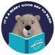 Beary Good Day Vinyl Sticker