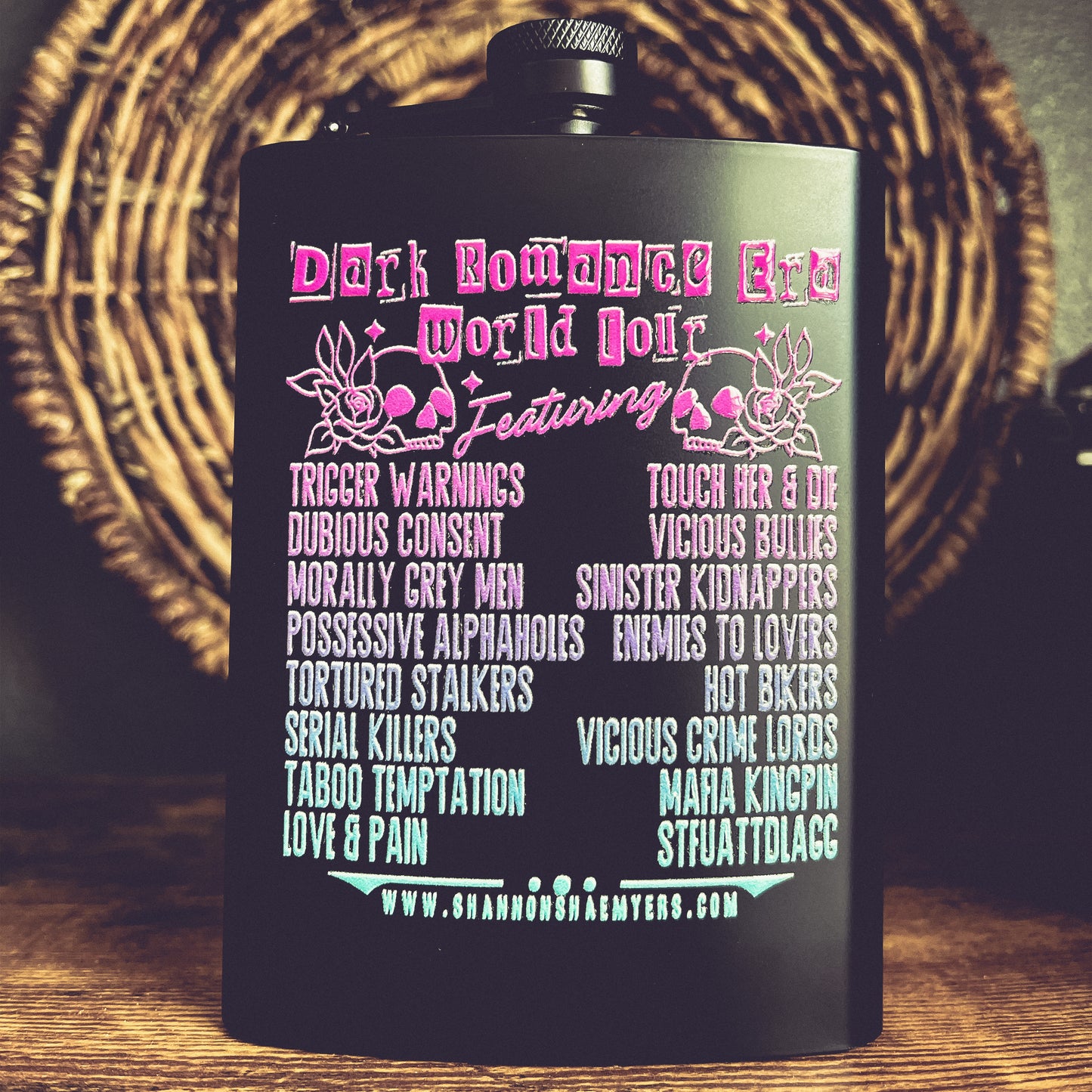 Dark Romance World Tour 8 oz Flask