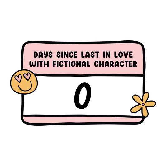 Days Since Last in Love Vinyl Sticker