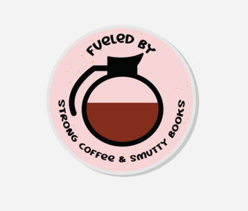Fueled by Smutty Books Acrylic Pin