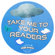 Take Me to Your Readers Vinyl Sticker