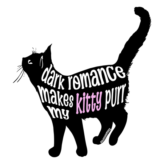 Dark Romance Kitty Vinyl Sticker