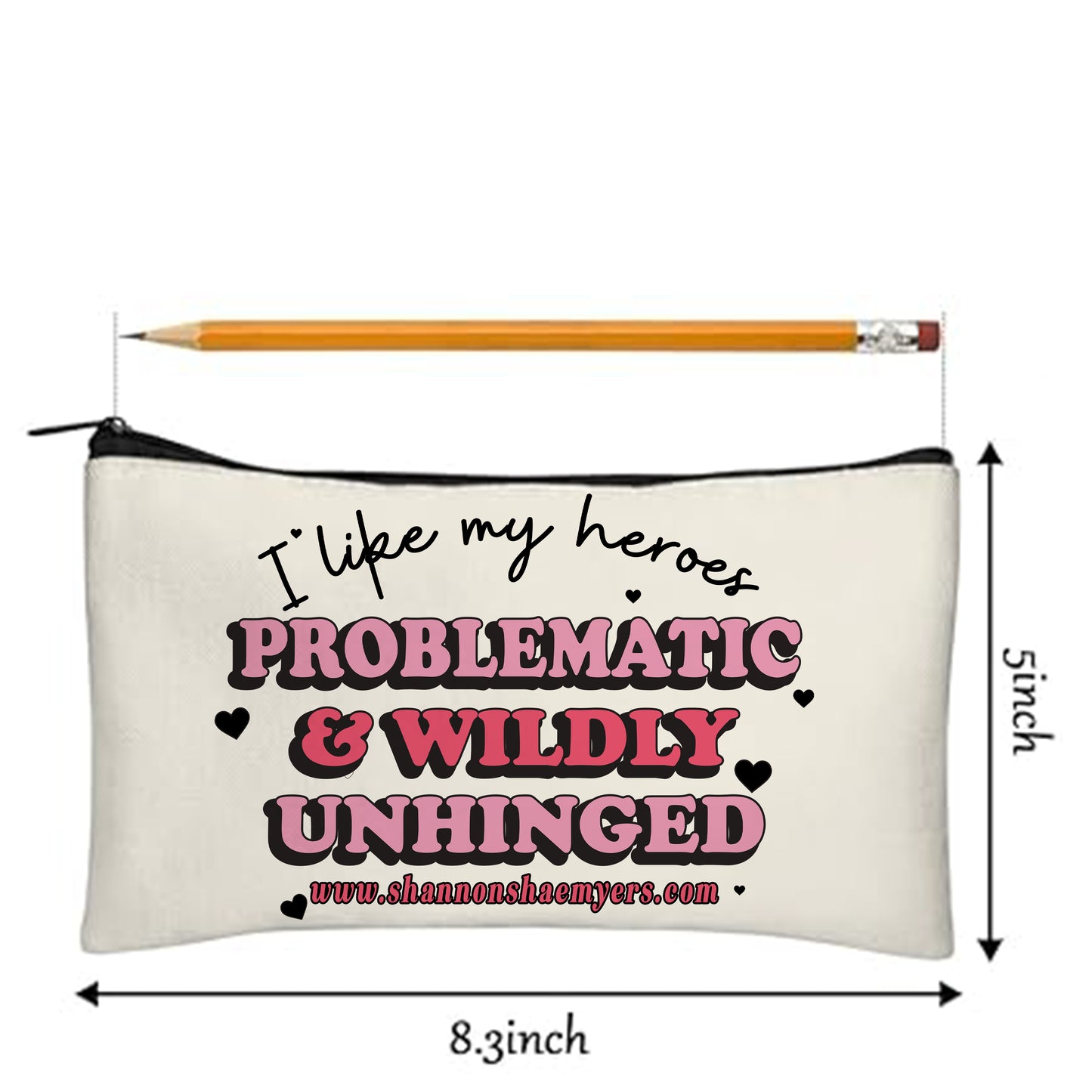 Problematic Heroes Makeup Bag