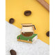 Coffee & Books Enamel Pin